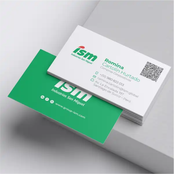 Tarjetas de presentación personalizadas a full color – Imprenta P&M